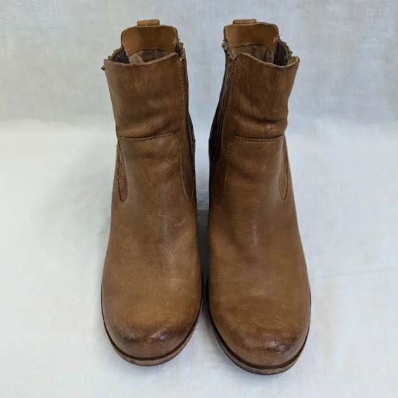 Korkease Chandra brown leather bootie, women's size 9.5 - Picture 2 of 13